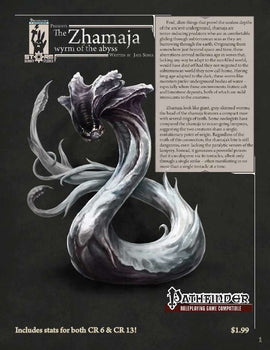 Storm Bunny Presents - The Zhamaja (PFRPG)