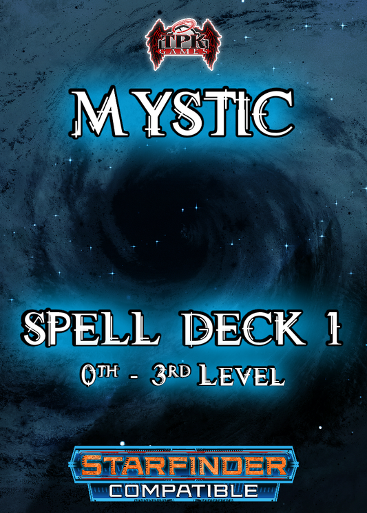 Mystic Spell Deck I (Starfinder Compatible)