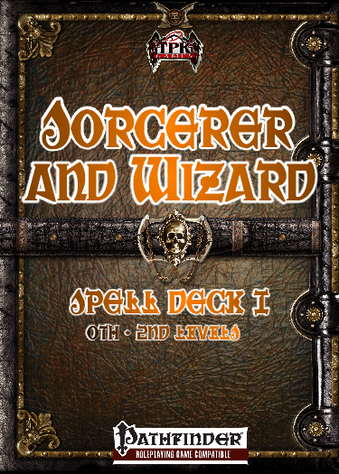 Sorcerer/Wizard Spell Card Deck I [0th-2nd]