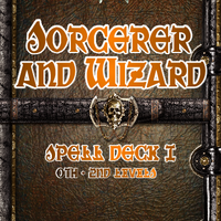 Sorcerer/Wizard Spell Card Deck I [0th-2nd]