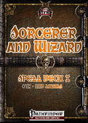 Sorcerer/Wizard Spell Card Deck I [0th-2nd]