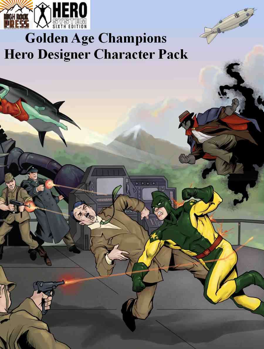 Golden Age Champions Hero Designer Character Pack