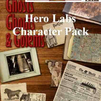 Ghosts Ghouls and Golems Savage Worlds Hero Lab Character Pack