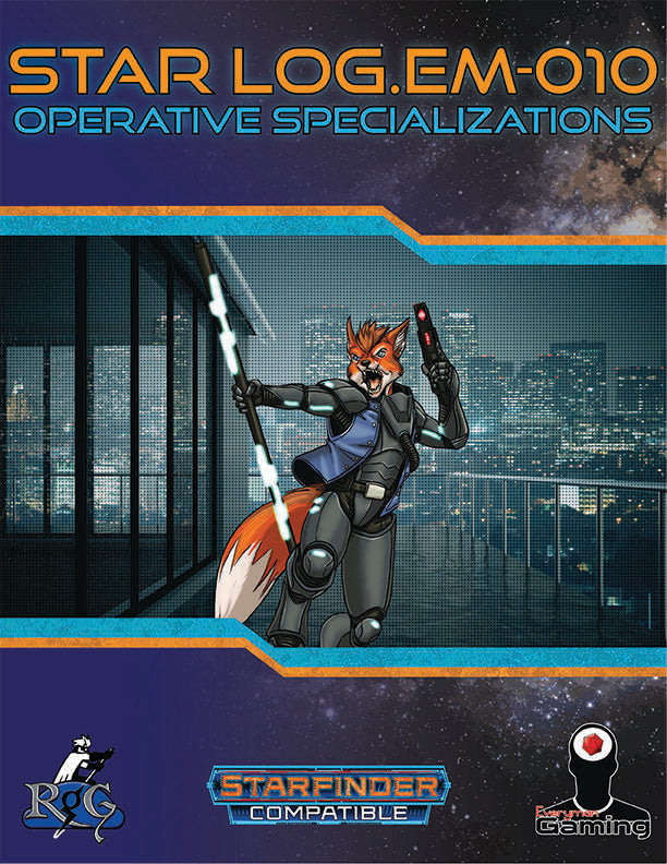Star Log.EM-010: Operative Specializations