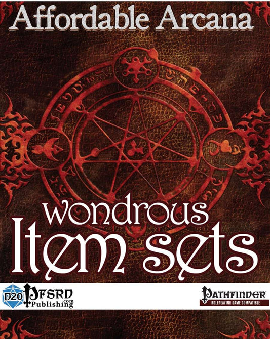 Affordable Arcana - Wondrous Item Sets (PFRPG)