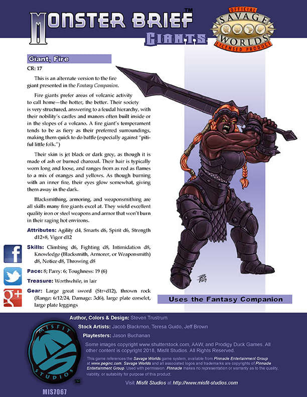 Monster Brief: Giants