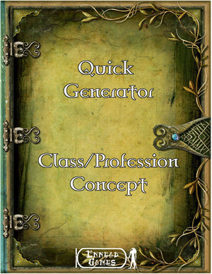 Quick Generator - Class/Profession Concept