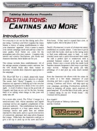 Destinations: Cantinas and More