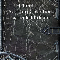Helpful List Arbitrary Collection Expanded Volume 1