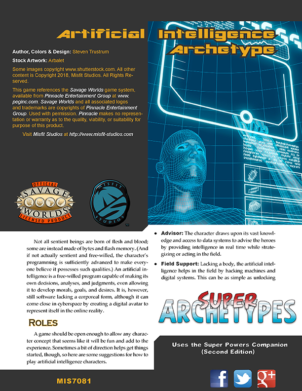 Super Archetypes: Artificial Intelligence