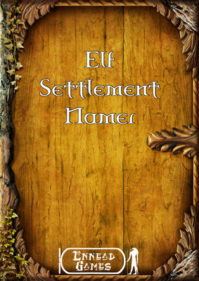 Elf Settlement Namer