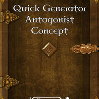 Quick Generator – Antagonist Concept