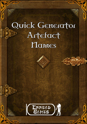 Quick Generator – Artefact Name