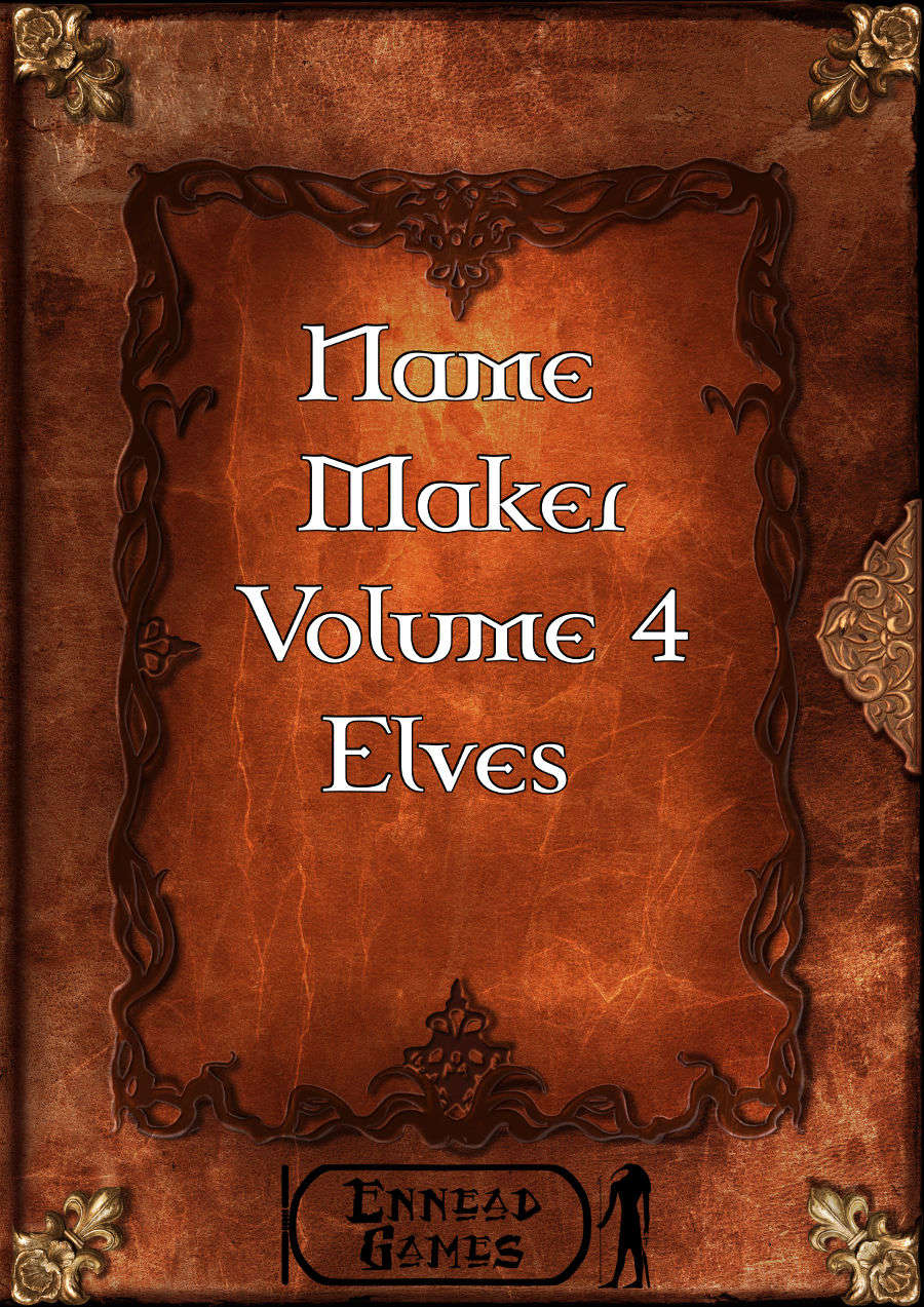 Name Maker Volume 4 - Elves