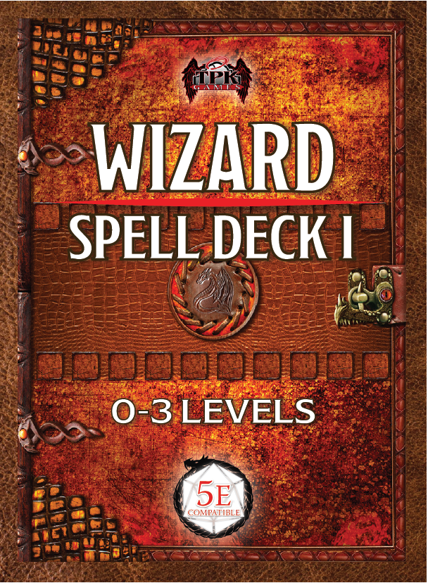 Wizard Spell Deck I, 0th-3rd (5E)