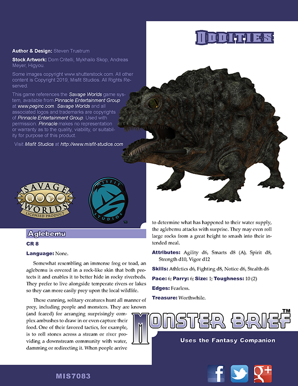 Monster Brief: Oddities