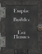 Empire Builder - Era Names