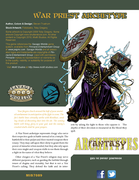 Fantasy Archetypes: War Priest