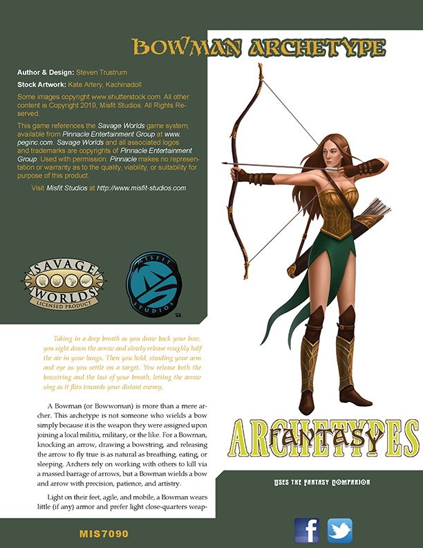 Fantasy Archetypes: Bowman