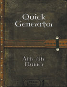 Quick Generator - Afterlife Namer