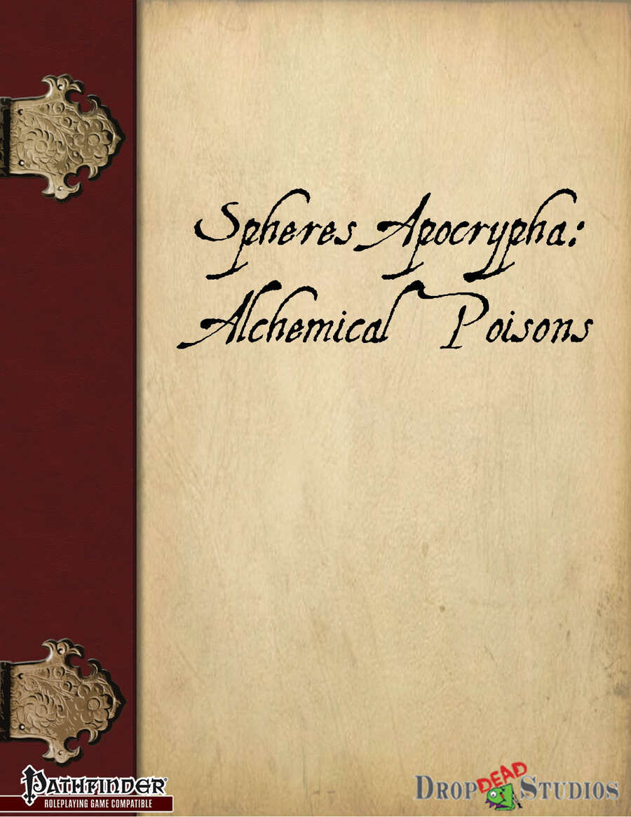 Spheres Apocrypha: Alchemical Poisons