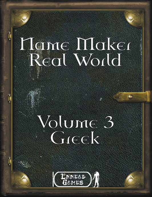 Name Maker Real World Volume 3 Greek