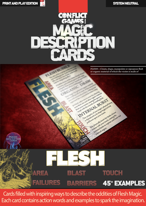 Magic Description Cards: Flesh Magic