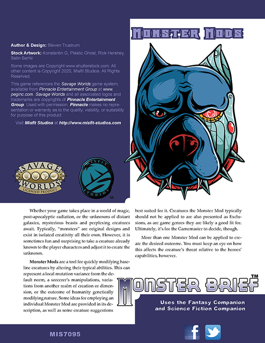 Monster Brief: Monster Mods