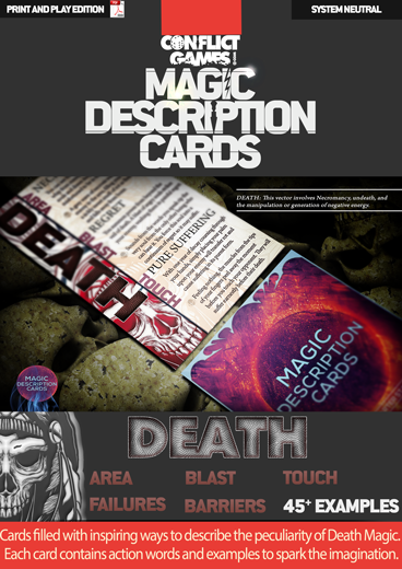Magic Description Cards: Death Magic
