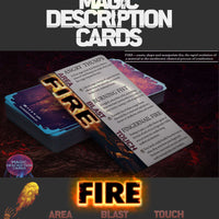 Magic Description Cards: Fire Magic