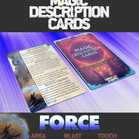 Magic Description Cards: Force Magic