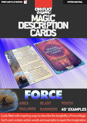 Magic Description Cards: Force Magic