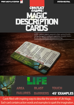Magic Description Cards: Life Magic