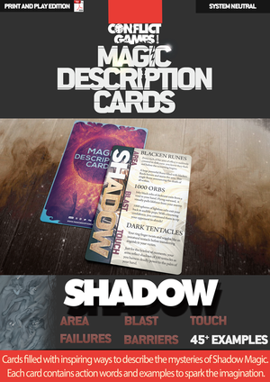 Magic Description Cards: Shadow Magic