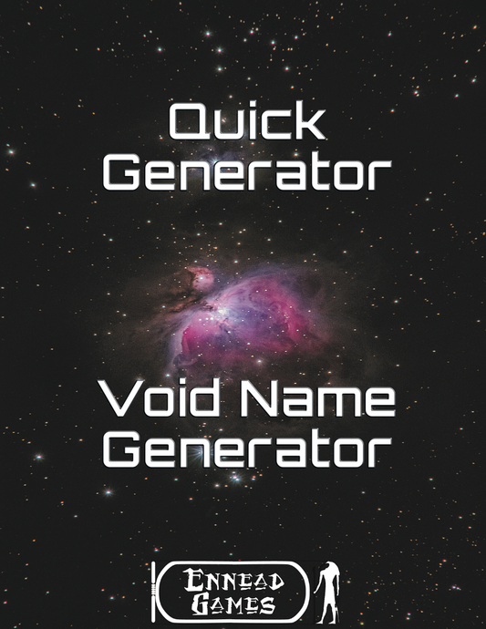 Quick Generator - Void Name Generator