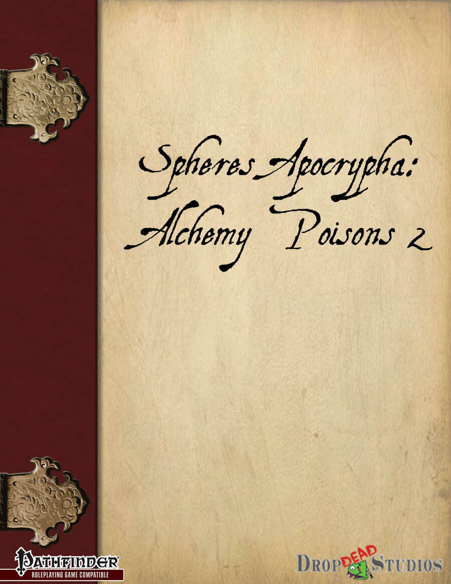Spheres Apocrypha: Alchemy Poisons 2