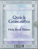 Quick Generator - Holy Book Name