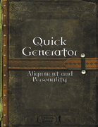 Quick Generator - Alignment and Personality
