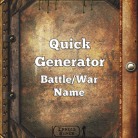 Quick Generator Battle/War Name