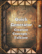 Quick Generator Creature Concepts - Folklore