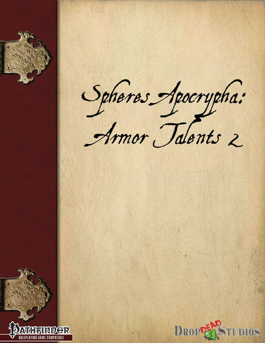Spheres Apocrypha: Armor Talents 2