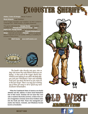 Old West Archetypes: Exoduster Sheriff