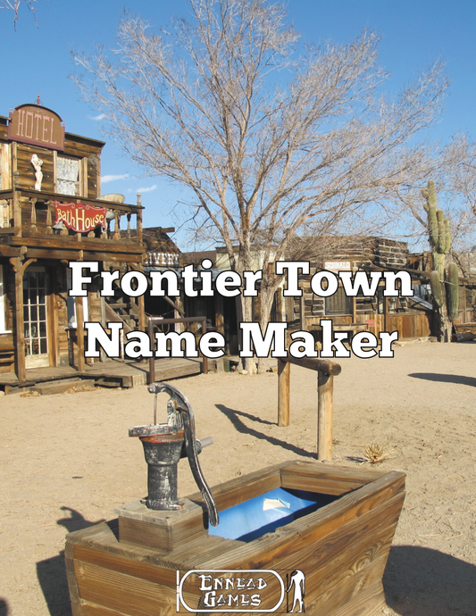 Frontier Town Name Maker