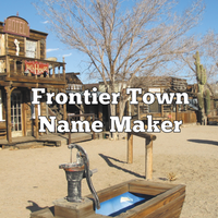 Frontier Town Name Maker