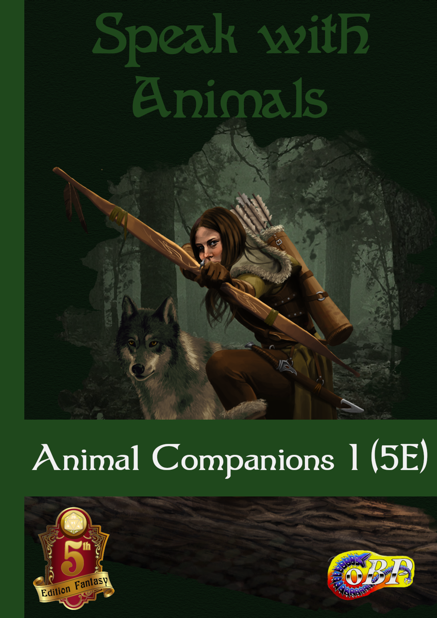 Speak With Animals - Animal Companions I (5E)