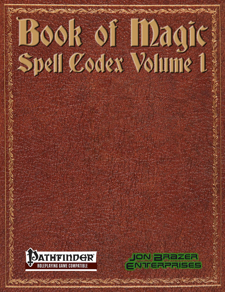 Book of Magic: Spell Codex Volume 1 (PF 1e) – Open Gaming Store