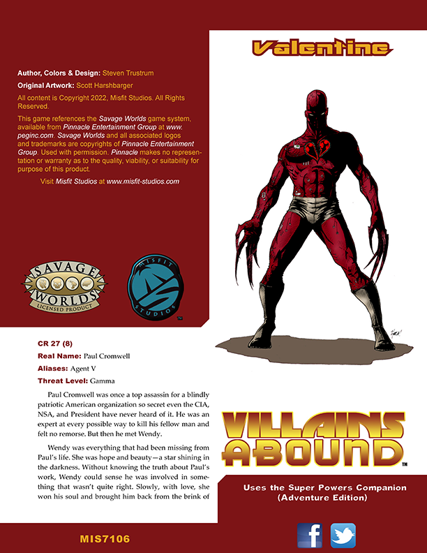 Villains Abound: Valentine