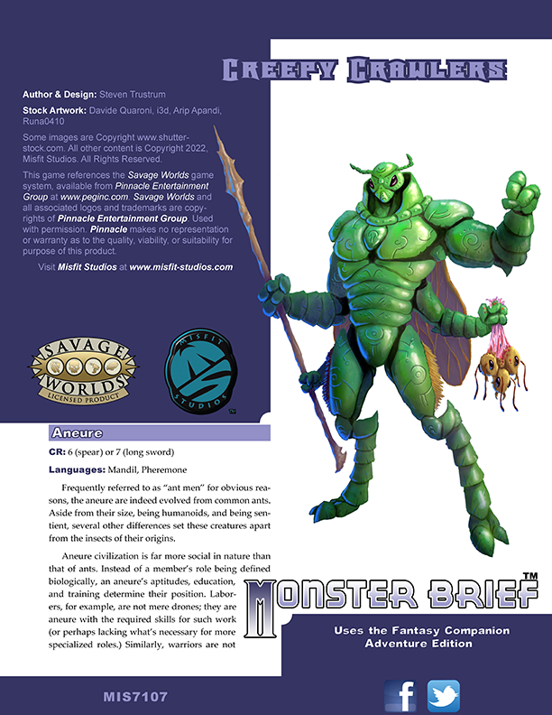 Monster Brief: Creepy Crawlers