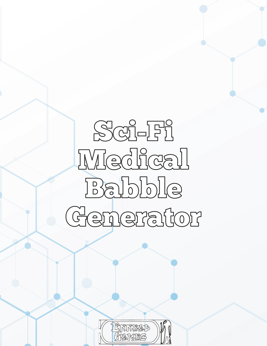 Sci-Fi Medical Babble Generator