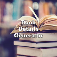 Book Details Generator